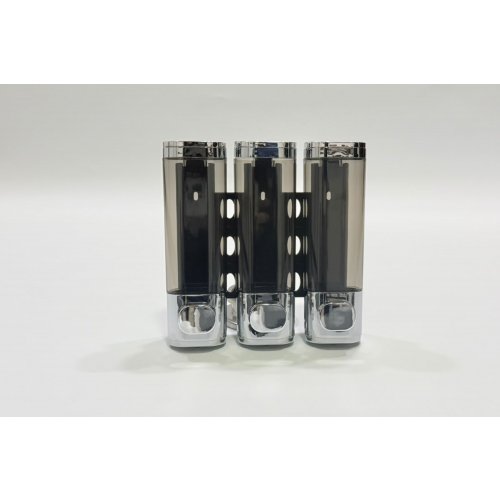 DISPENSADOR DE JABON TRIPLE PARA PARED 300 ML